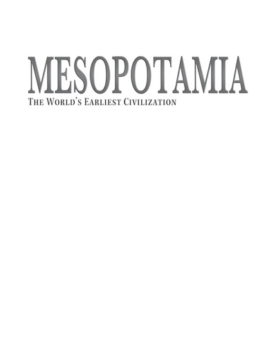 Cover for Mesopotamia