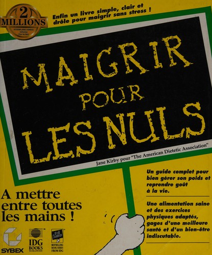 Cover for Maigrir pour les nuls