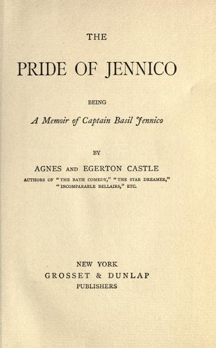 Cover for The pride of Jennico