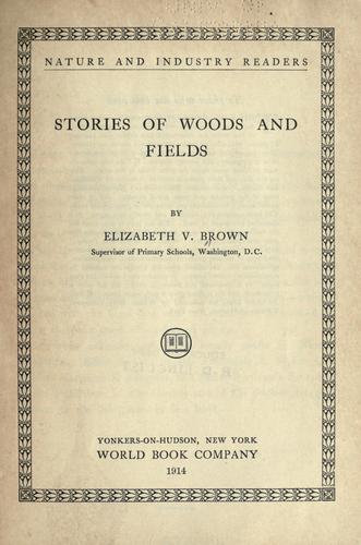 Cover for Stories of woods and fields