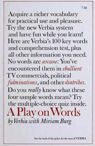 Cover for A play on words