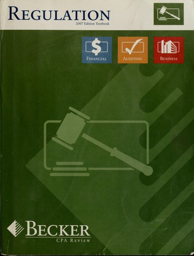 Cover for Becker CPA review