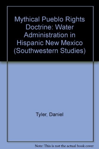 Cover for The mythical Pueblo Rights Doctrine