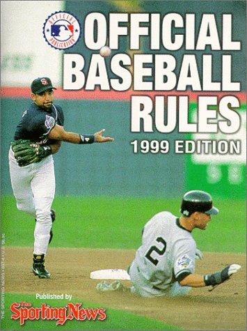 Cover for Official Baseball Rules 1999 (Annual)