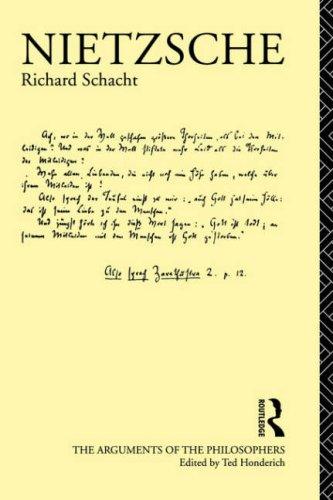 Cover for Nietzsche (Arguments of the Philosophers)