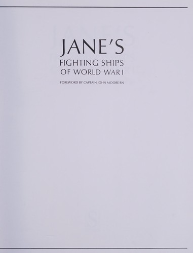 Cover for Jane's Fighting Ships of World War I