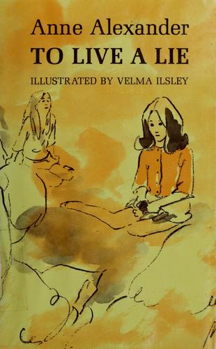 Cover for To live a lie