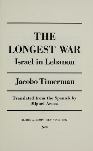 Cover for The longest war