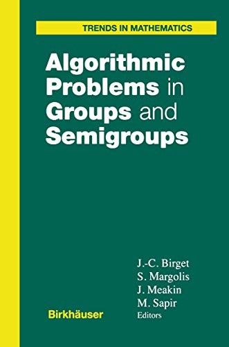 Cover for Algorithmic Problems in Groups and Semigroups