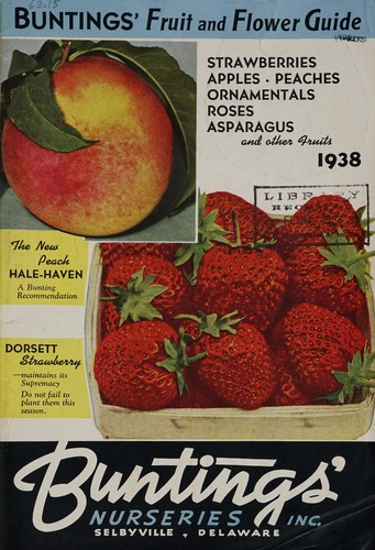 Cover for Buntings' fruit and flower guide