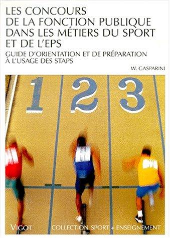 Cover for Professions et concours dans le domaine des EPS et du sport