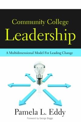 Cover for Community College Leadership