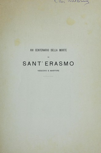 Cover for Memorie religiose e civili della città di Gaeta