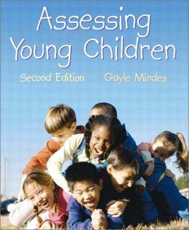 Cover for Assessing young children