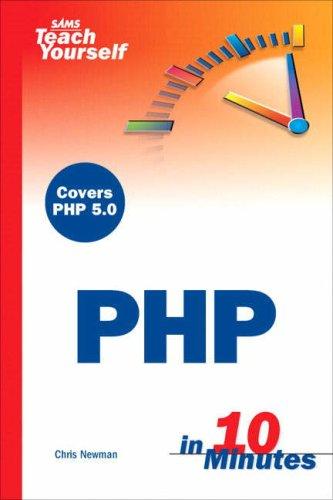 Cover for Sams Teach Yourself PHP in 10 Minutes