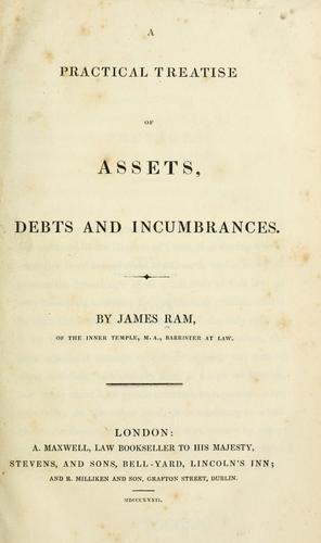 Cover for A practical treatise of assets, debts and incumbrances