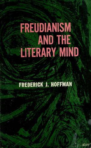 Cover for Freudianism and the literary mind.