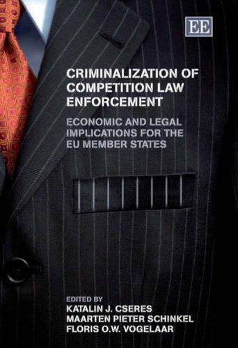 Cover for Criminalization of Competition Law Enforcement