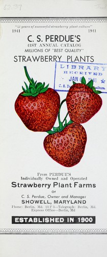 Cover for C. S. Perdue's 41st annual catalog