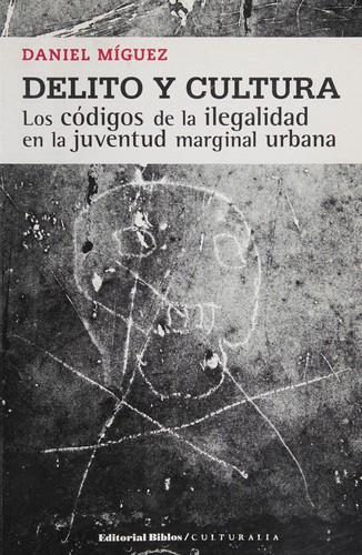 Cover for Delito y cultura