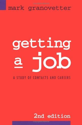 Cover for Getting a job