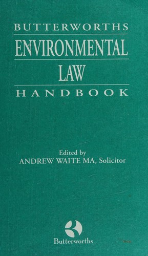 Cover for Butterworths Environmental Law Handbook (Butterworths Environmental Law)