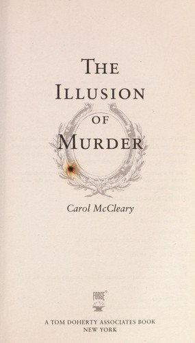 Cover for The illusion of murder
