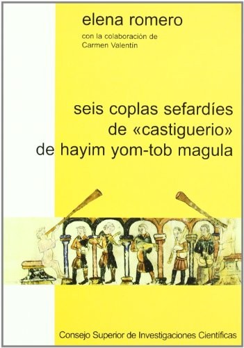 Cover for Seis coplas sefardíes de Castiguerio de Hayim Yom-Tob Magula
