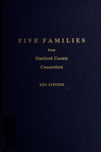 Cover for Five families from Hartford County, Connecticut