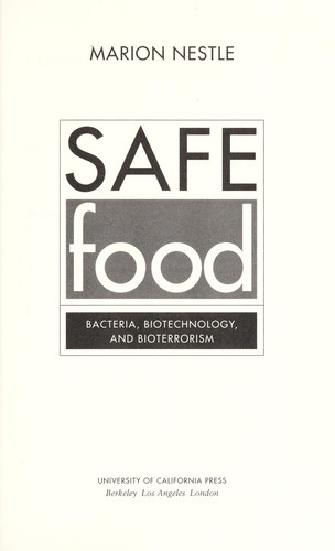 Cover for Safe food