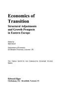 Cover for Economics of transition