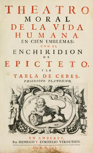 Cover for Theatro moral de la vida humana
