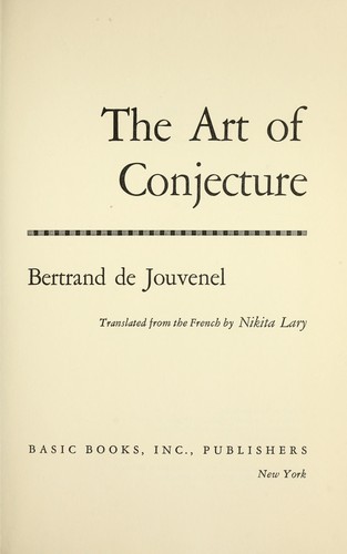 Cover for The art of conjecture.