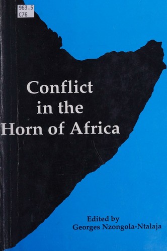 Cover for Conflict in the horn of Africa
