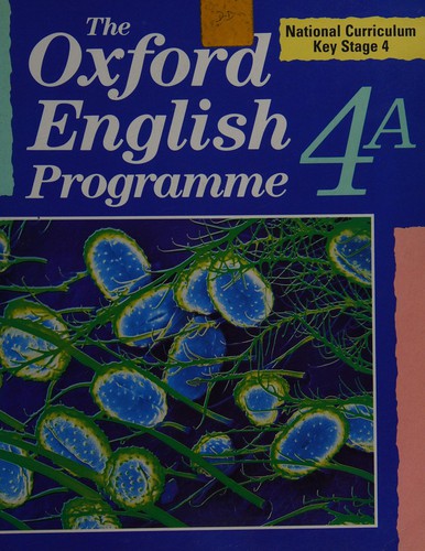 Cover for The Oxford English programme.