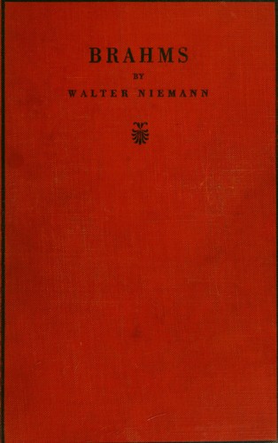 Cover for Brahms