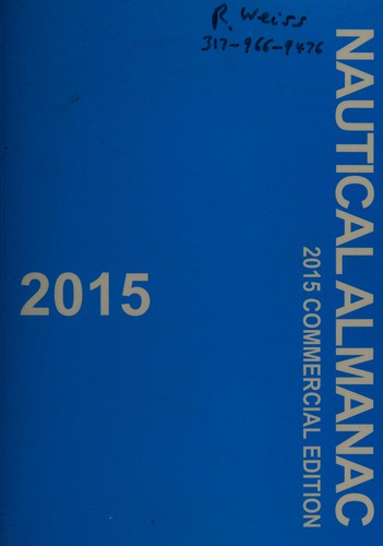 Cover for Nautical almanac 2015