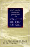 Cover for How to find the help you need