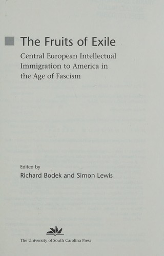 Cover for The fruits of exile