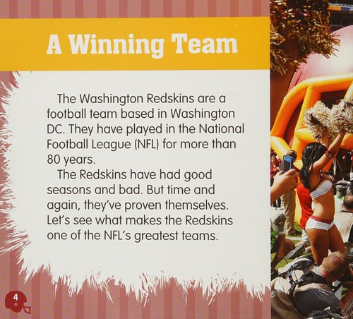 Cover for Washington Redskins