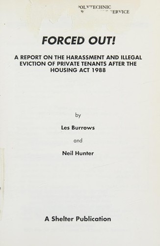Cover for Forced Out