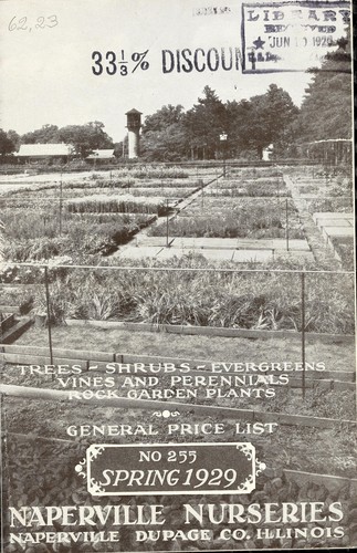 Cover for General price list, No. 255, spring 1929