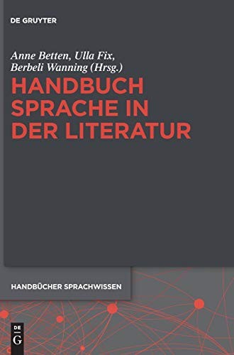 Cover for Handbuch Sprache in der Literatur