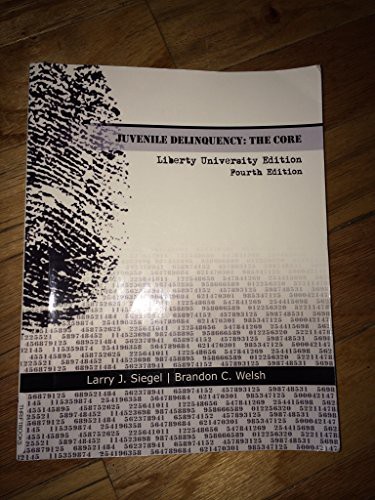 Cover for Juvenile Delinquency