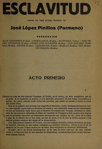 Cover for Esclavitud