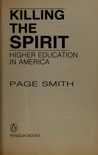 Cover for Killing the spirit