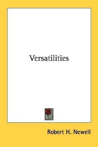 Cover for Versatilities