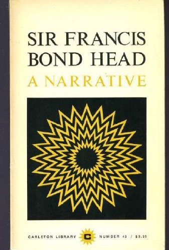 Cover for Sir Frances Bond Head