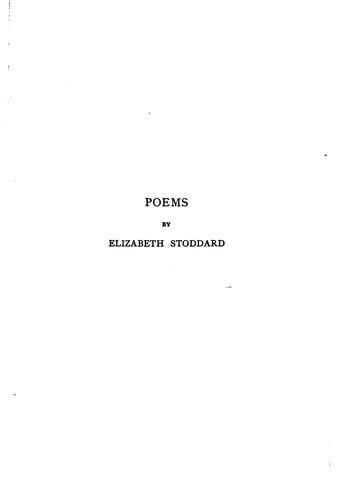 Cover for Poems