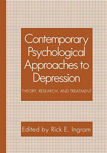 Cover for Contemporary Psychological Approaches to Depression
